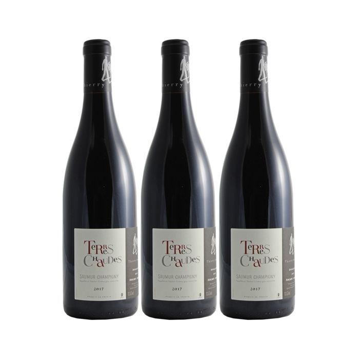 Domaine des Roches Neuves Saumur-Champigny Terres Chaudes 2017 - Red Wine from the Loire Valley (3x75cl) Organic