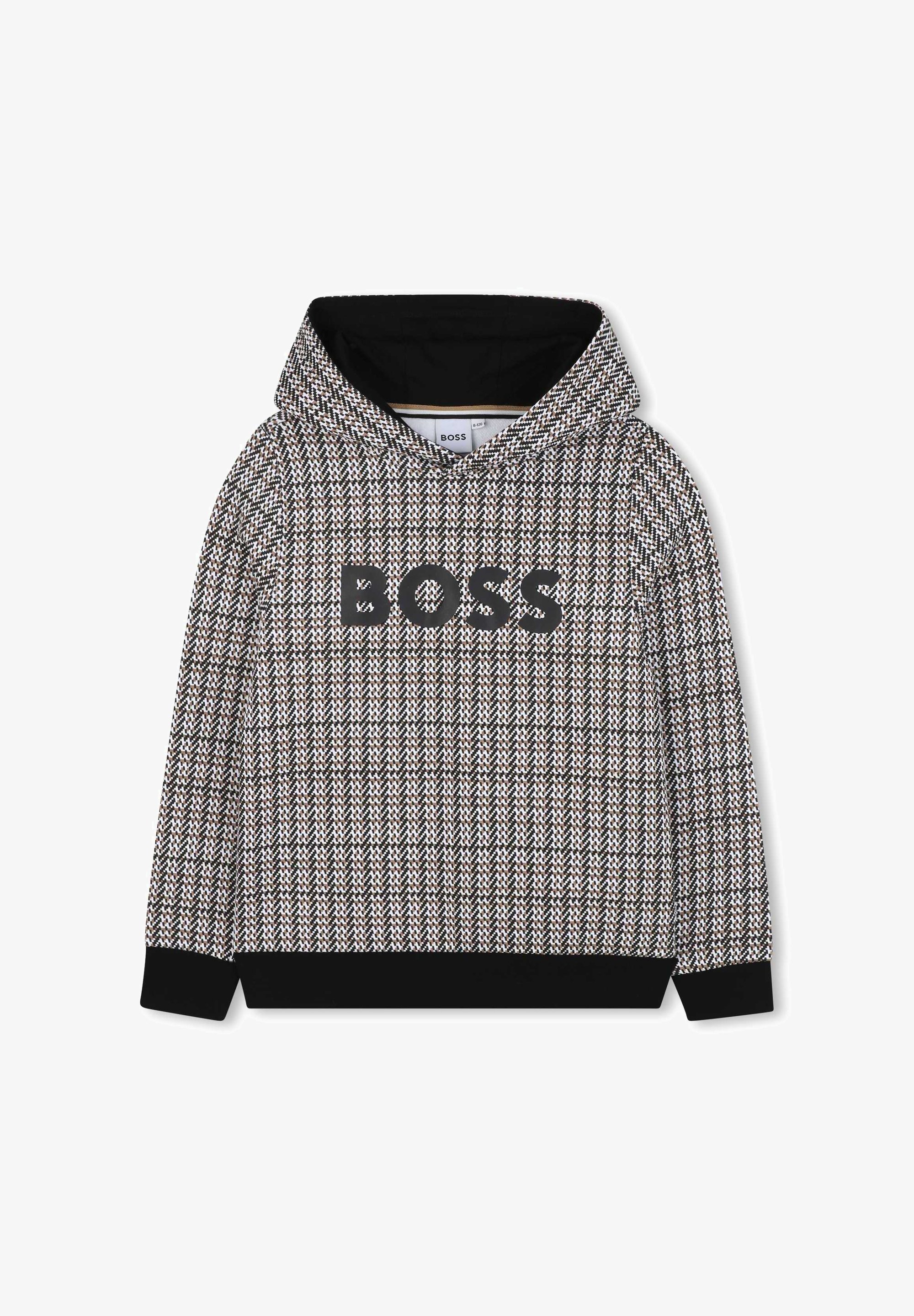BOSS Kidswear JUNIOR HOODED - Hoodie - zwart