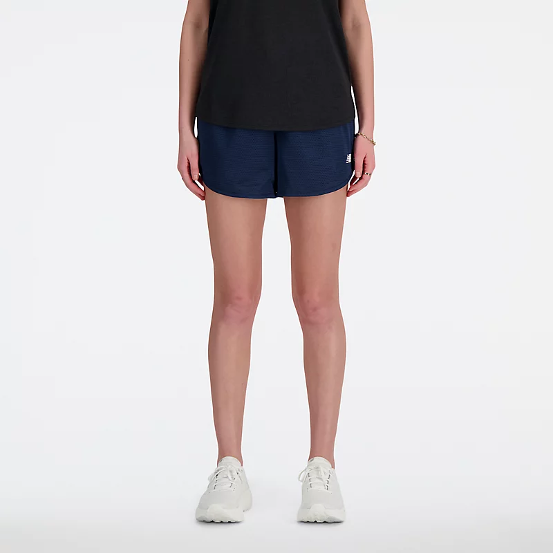 Women's Mesh Sports Shorts - NB NAVY