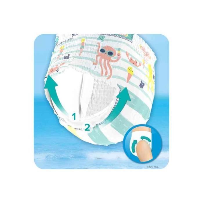 Pampers Lot de 3 Couches-culottes de bain Splashers taille 3 - 4 ans