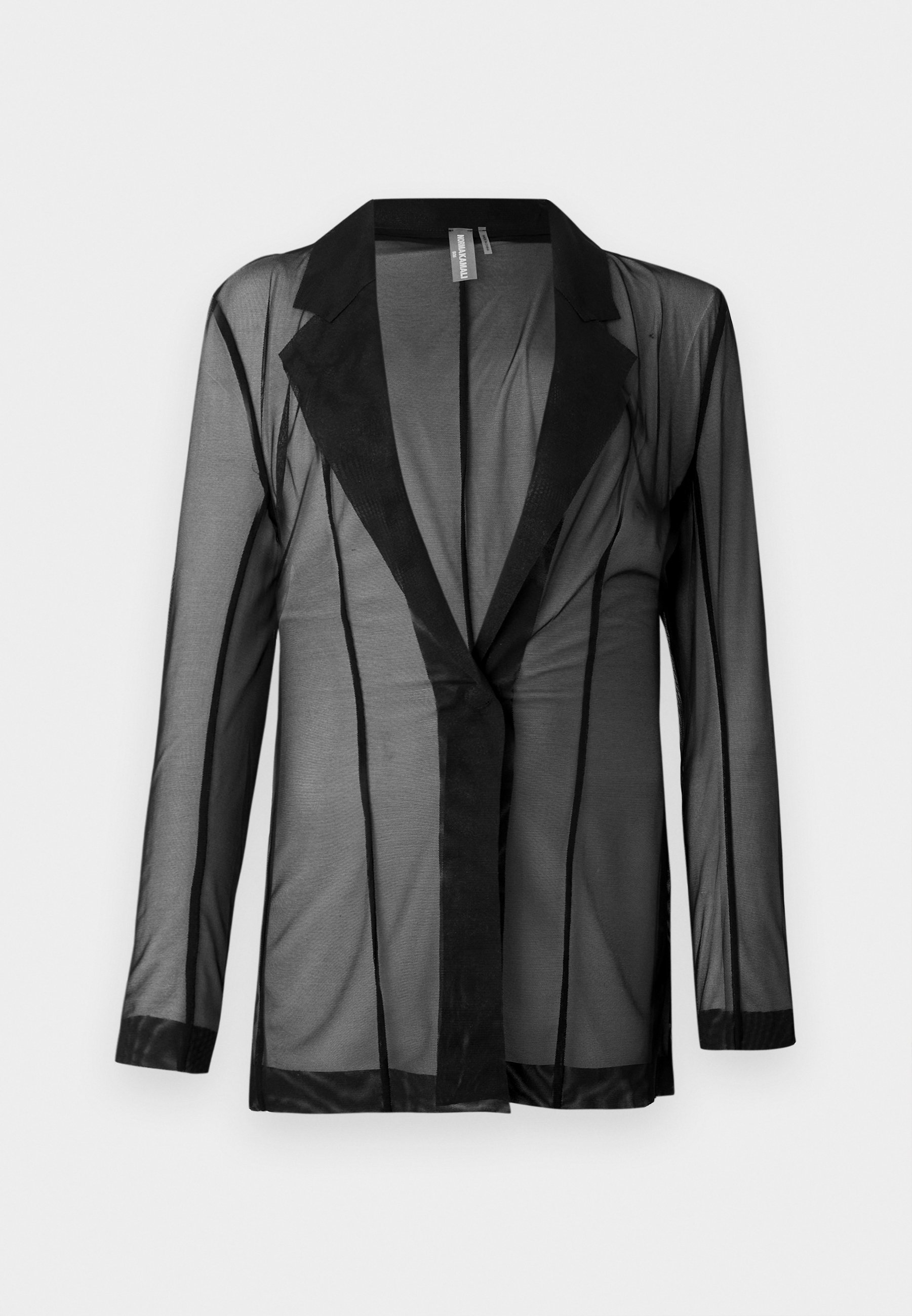 Norma Kamali KLASSIEKE JAS MET ÉÉN BREEKSLUITING - Blazer - zwart