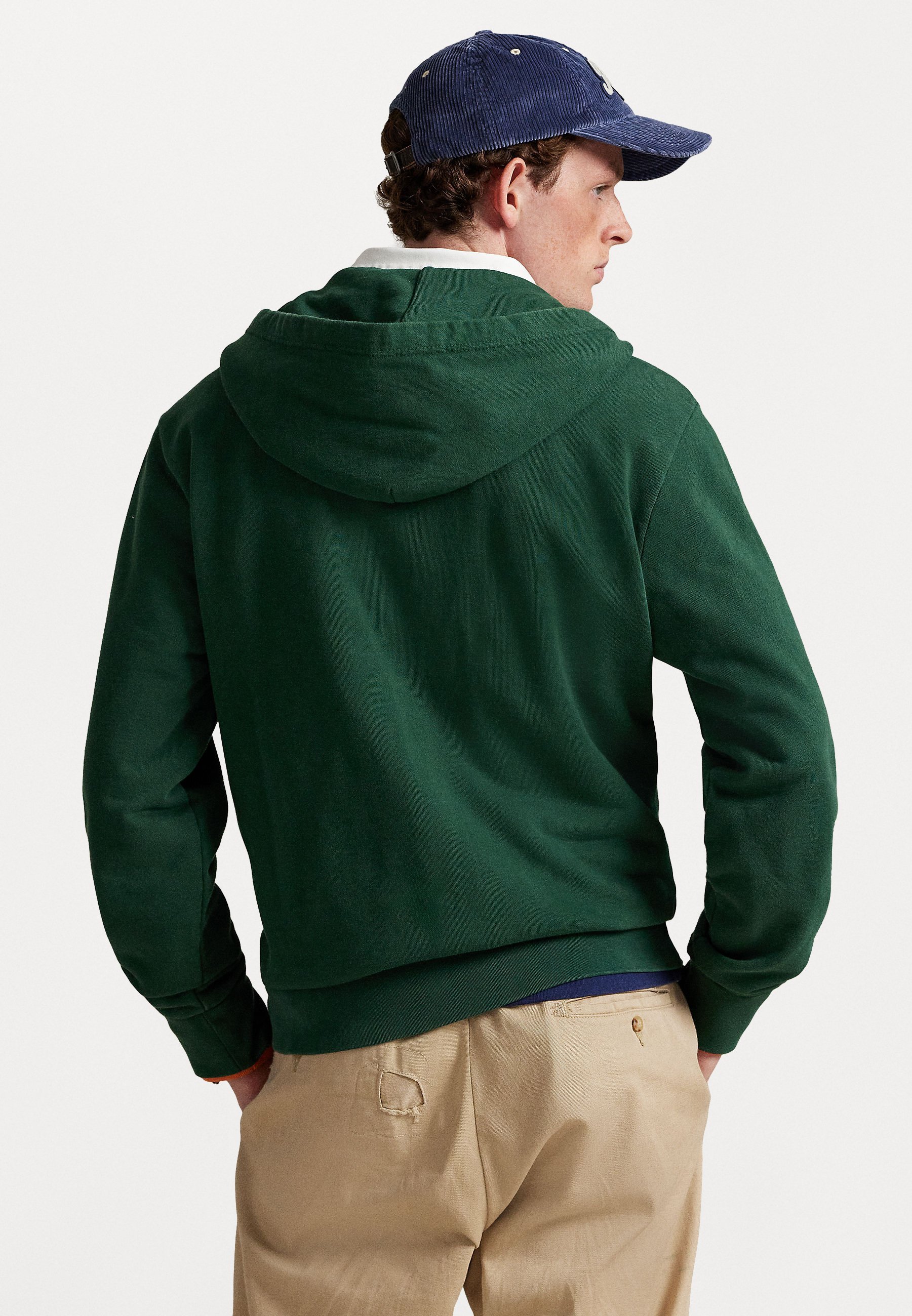Felpa con cappuccio e zip intera Polo Ralph Lauren Loopback Fleece - Felpa con zip - pino vintage
