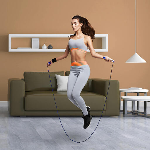  Gridinlux digitalno LCD uže za preskakanje s praćenjem aktivnosti, podesivo 2,7 m, fitness