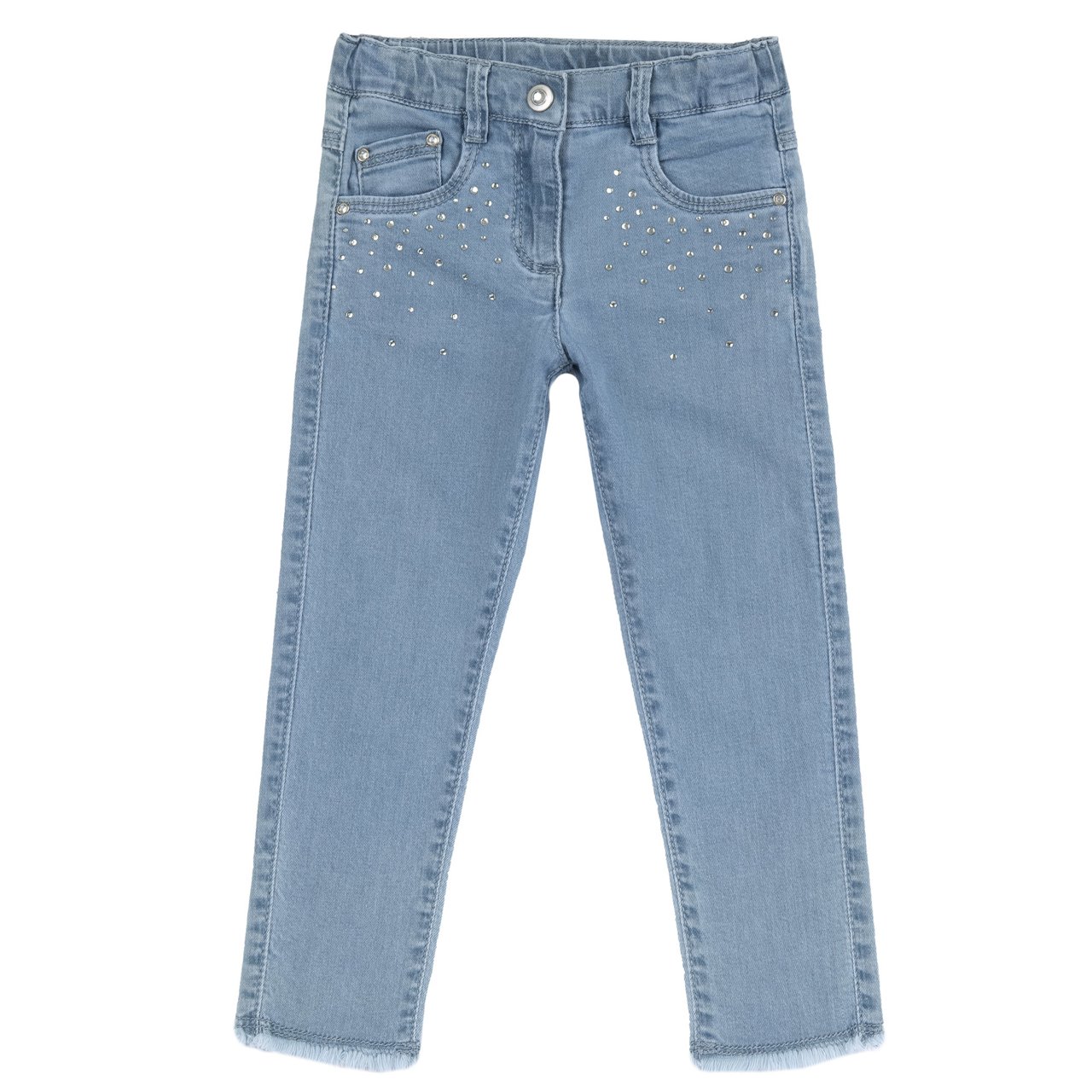 Jeans met strasssteentjes