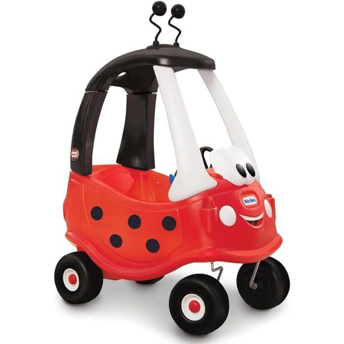 Cozy Coupe® - Little Tikes - Coccinelle  - Voiture enfant - Portes, Klaxon et Plancher à retirer - Dès 18 mois