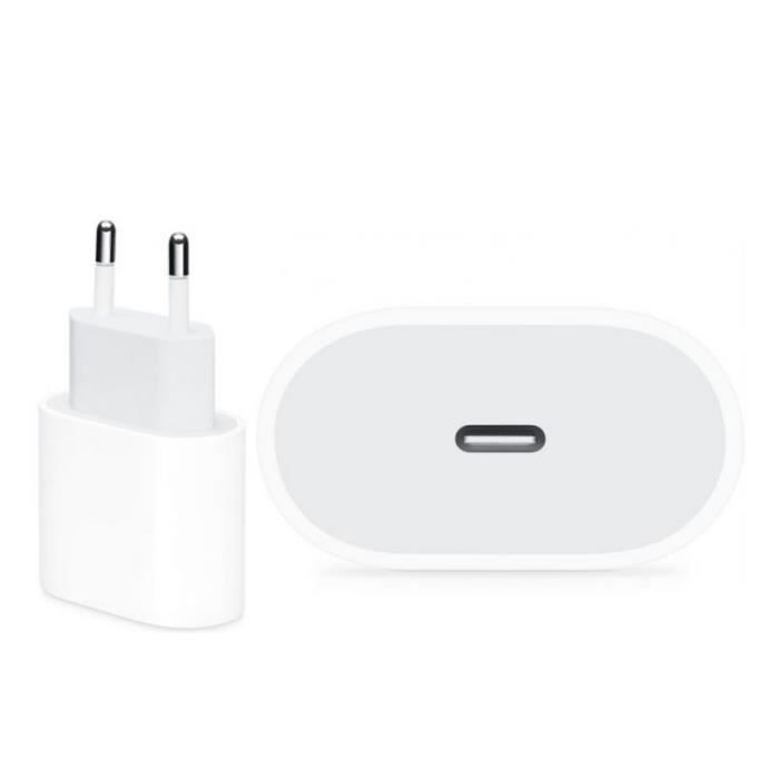 20W Fast Charger + USB-C to Lightning Cable for iPhone 12/12 Pro/12 Mini/12 Pro Max - Yuan Yuan -