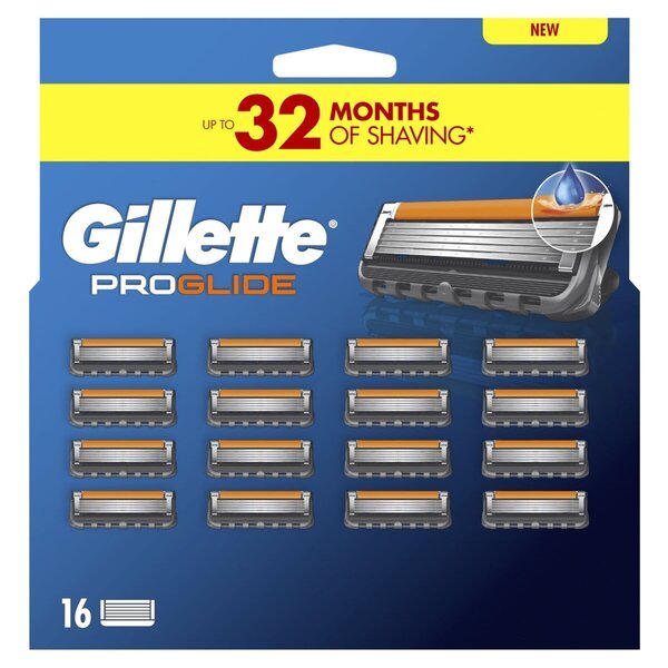 „Gillette Value Pack ProGlide Manual XXL“ skustuvai, 16 vnt.<br>16 vnt.