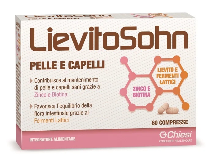 LIEVITOSOHN Lievitosohn 60 comprimidos Para el bienestar, la flora, el cabello y la piel