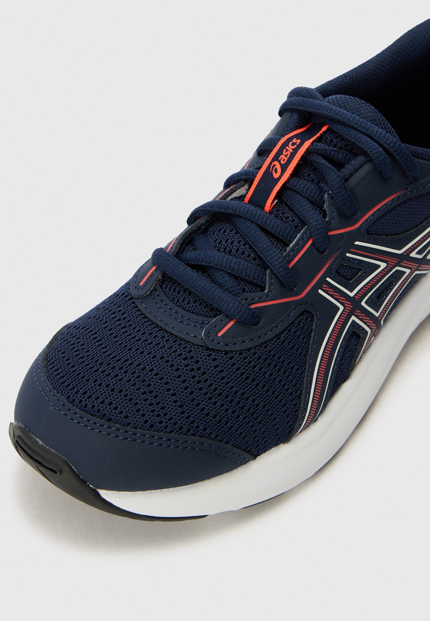 ASICS GEL CONTEND 9 UNISEX - Bėgimo bateliai plentui - vidurnakčio/raudonos spalvos