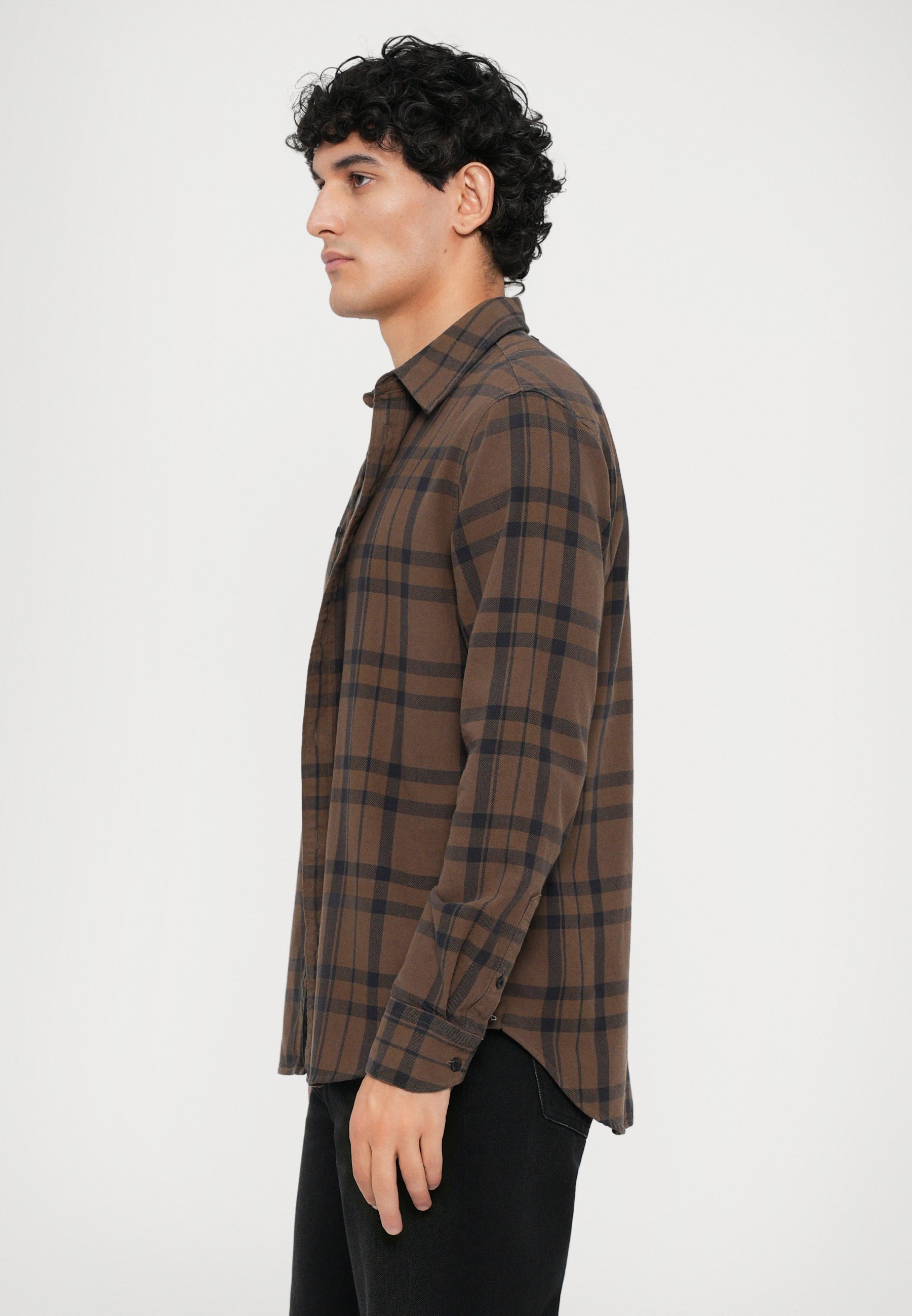 rag & bone TOMLIN OVERDYED SHIRT - Hemd - dunkelbraun
