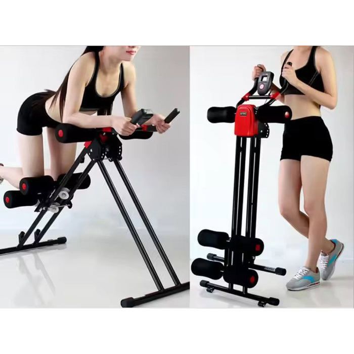 Πολυλειτουργικός πτυσσόμενος πάγκος SYNERFIT με οθόνη LCD για προπόνηση κοιλιακών ολόκληρου του σώματος - Tech Gym Model
