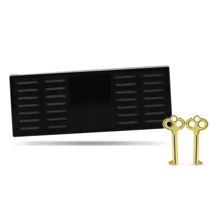Vitrina para puros de 3 niveles con frente de cristal