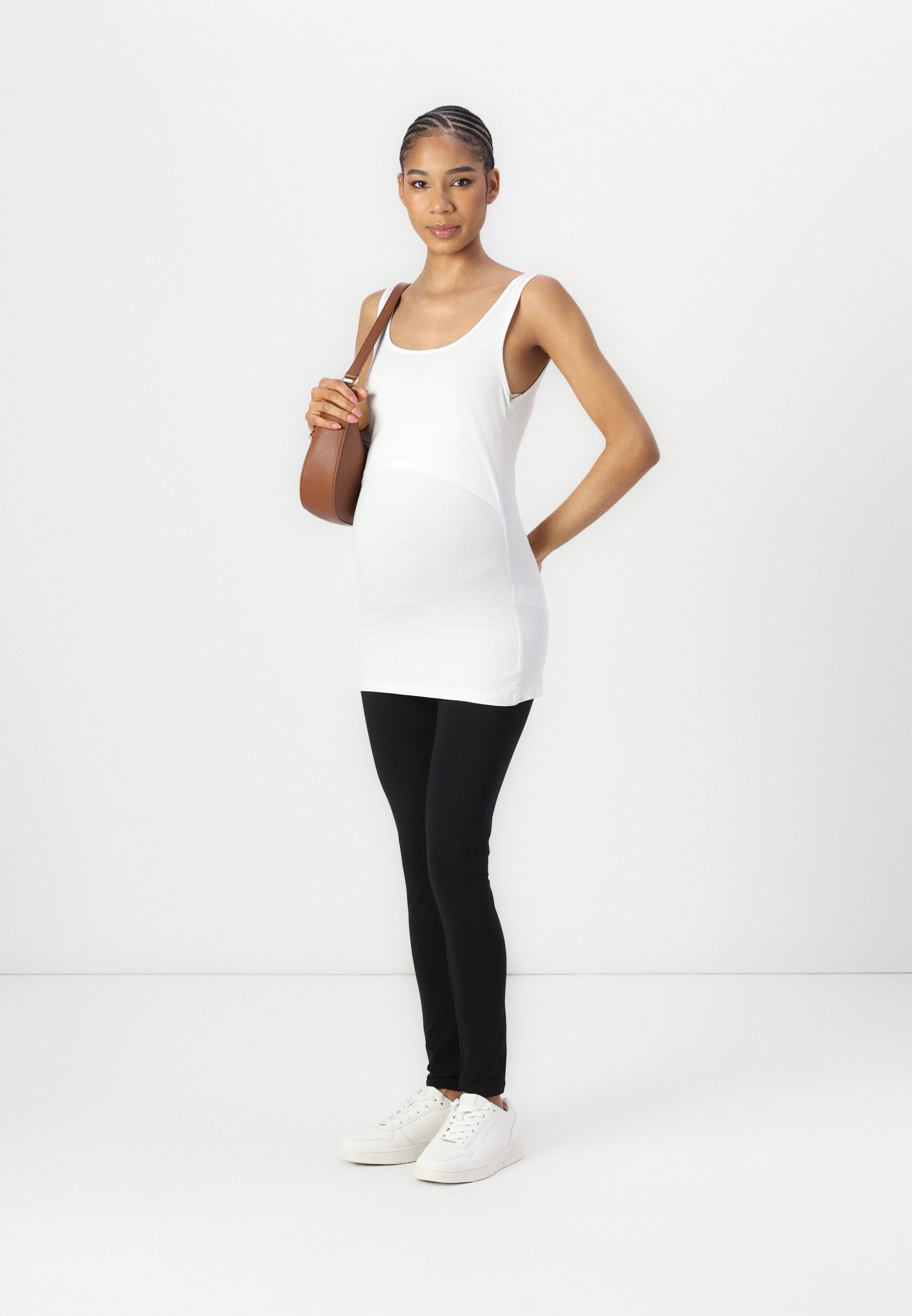 Anna Field MAMA 3-PACK - Leggings - Broek - zwart