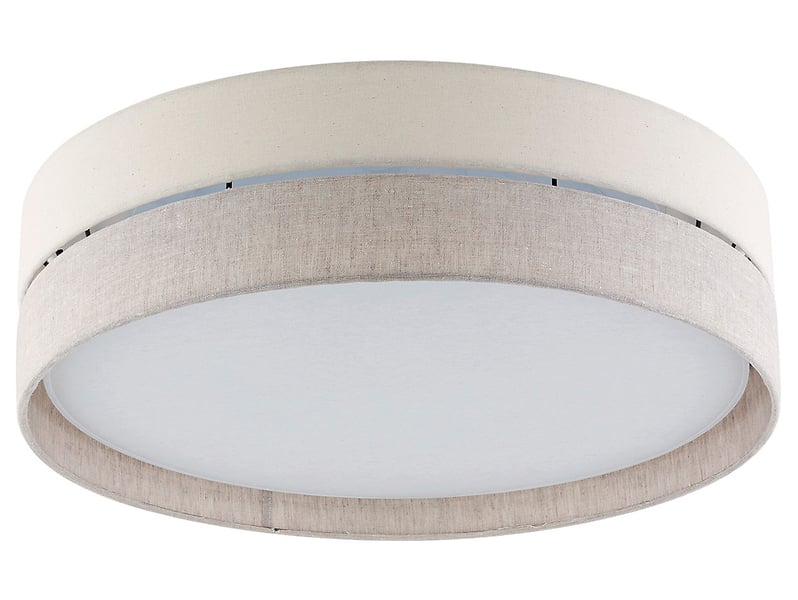 Lampa sufitowa Eco tkaninowa beżowa