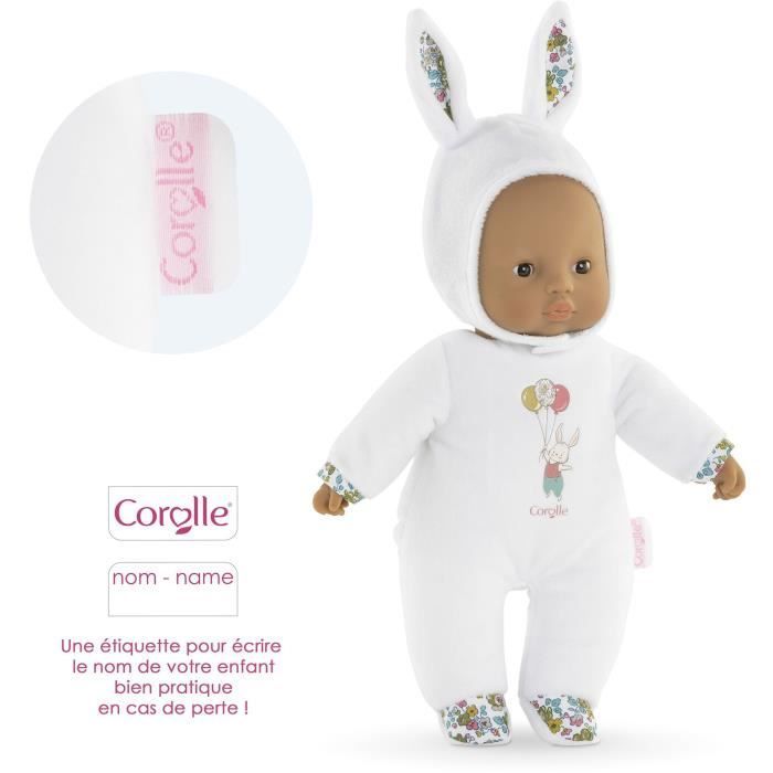 Poupon  - COROLLE - Pti'Cœur Lapin Blanc - 30 cm - Dès 9 mois