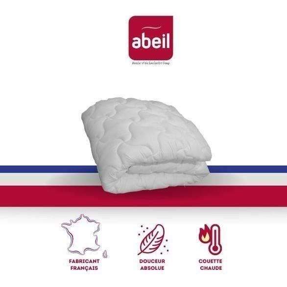 Piumino caldo ABEIL, morbidezza assoluta, 220x240 cm, bianco