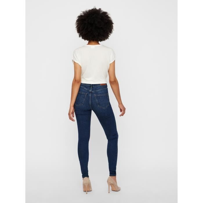 VERO MODA Women's Medium Skinny Jeans Denim Blue