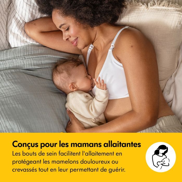 MEDELA - Bouts de sein Contact™ Taille M - Allaitement confort, silicone souple ultra-fin, sans BPA