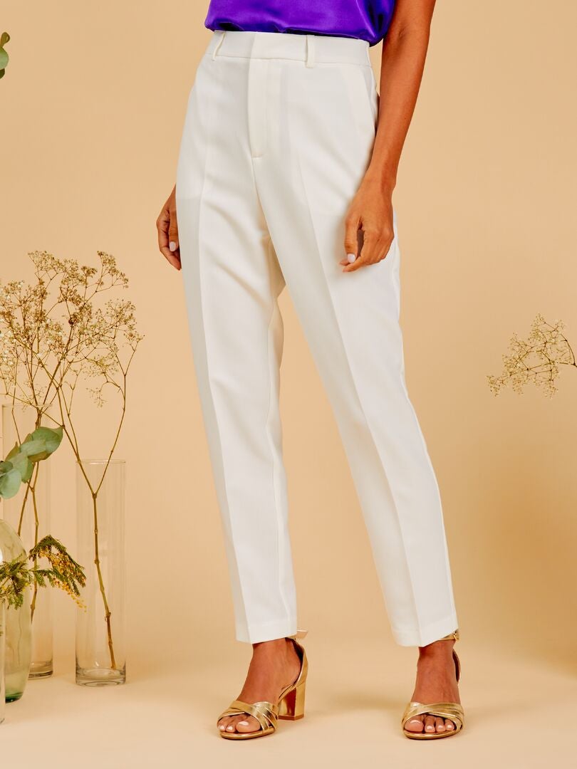 Pantalones pitillo - BLANCOS