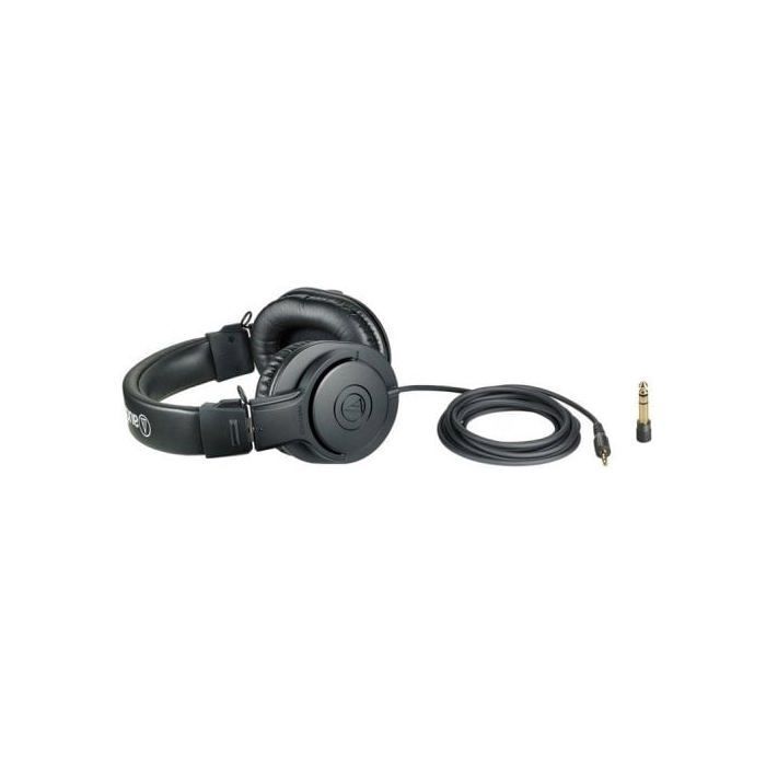 Cuffie da studio - AUDIO TECHNICA - ATH-M20x - Circumaurali - Cancellazione attiva del rumore - Nere