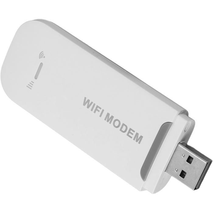 Módem WiFi USB 4G LTE, router 4G portátil con ranura para tarjeta SIM, punto de acceso móvil de bolsillo, cifrado WiFi WPA.