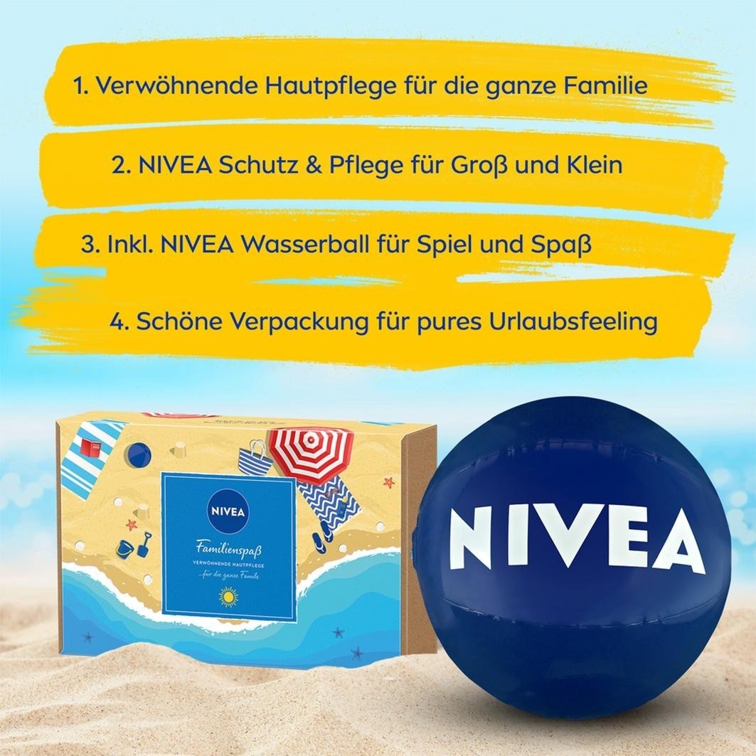 NIVEA set za zaštitu od sunca NIVEA Family Fun - 1 komad