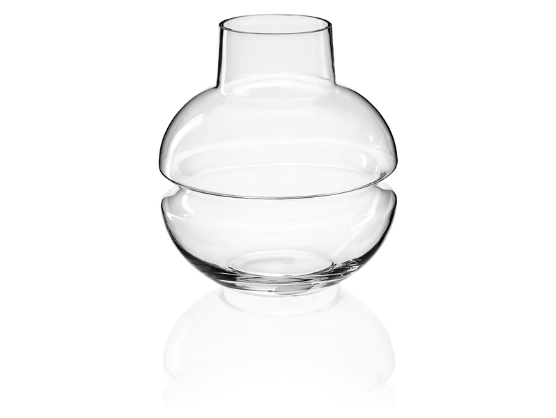 Wazon szklany Yoyo 21,5 cm transparentny