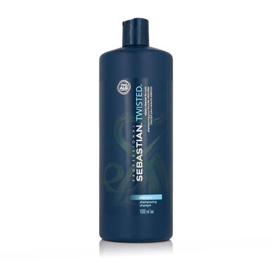 Sebastian Professionals Twisted Shampoo Classic Cleanser for Curls, Ravitseva shampoo määritellyille ja joustaville kiharoille, 1000 ml