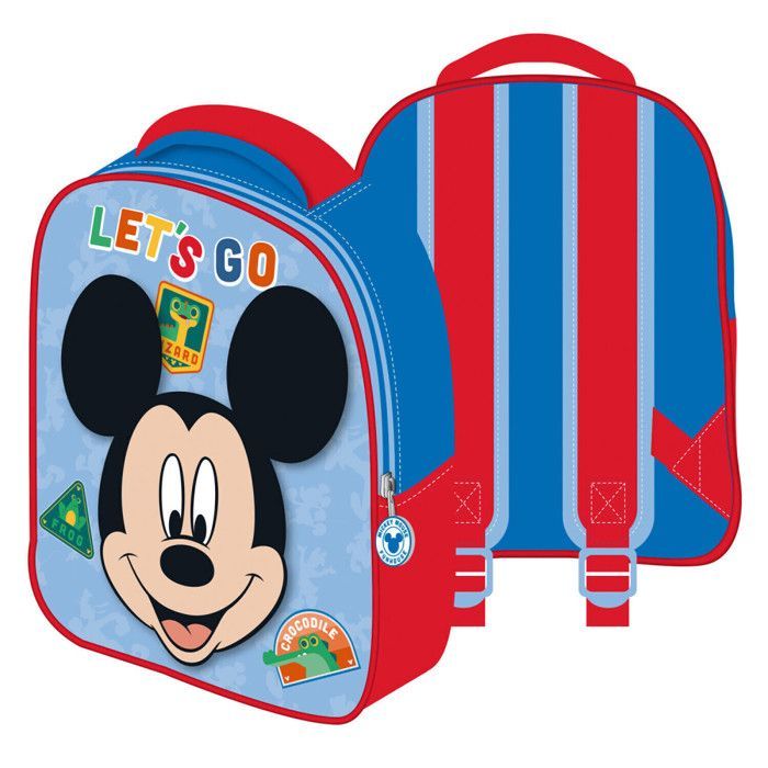 Sac à dos 3D - Disney Mickey - Multicolore - 26x32x10 cm - Enfant