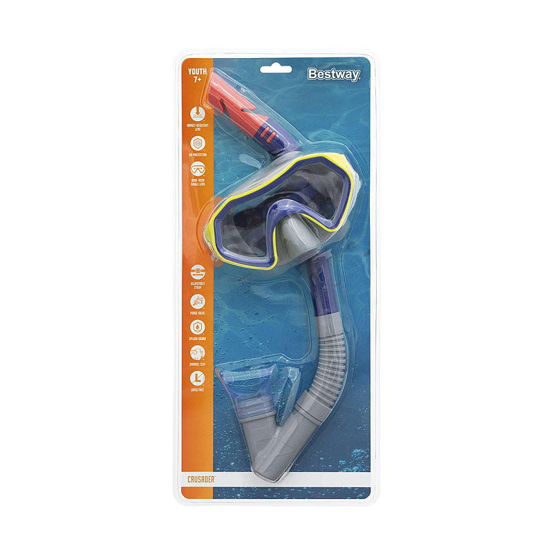 Bestway dykkermaske 7 med snorkel, Crusader