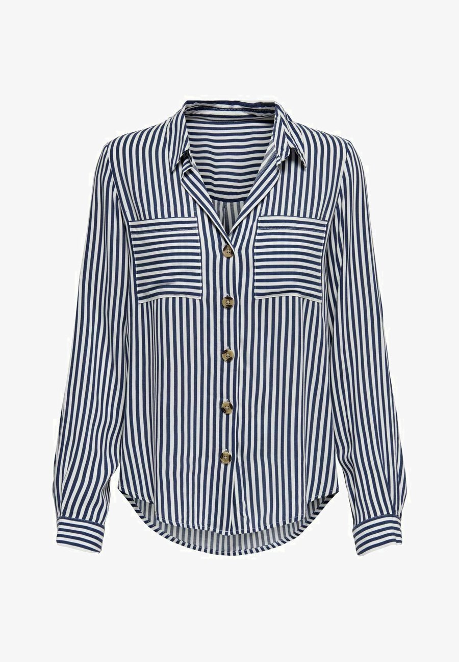 ONLY ONLYASMIN SHIRT - Bluse - peacoat