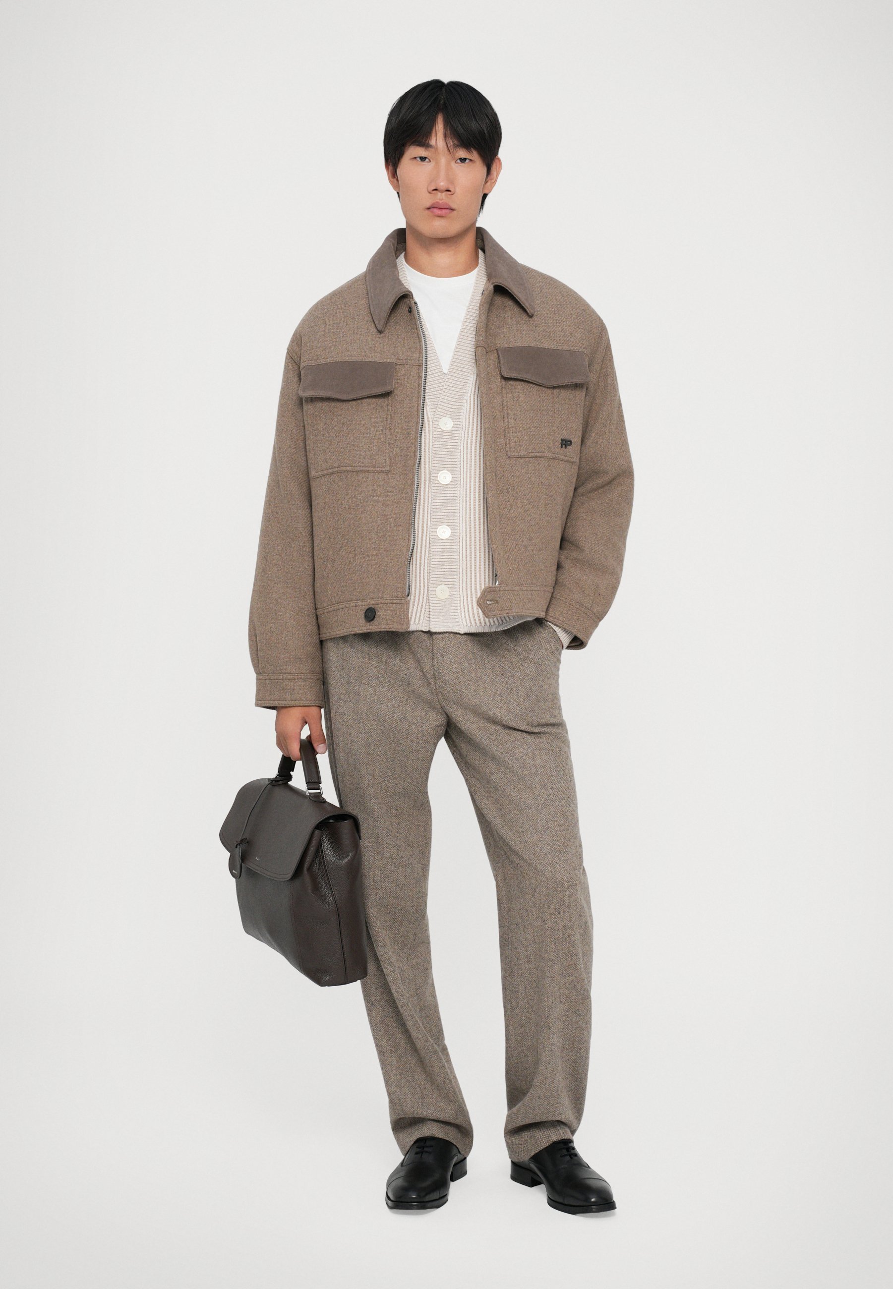 Vullingstukken BOX JACKET VARSITY - Lichte jas - sfeer
