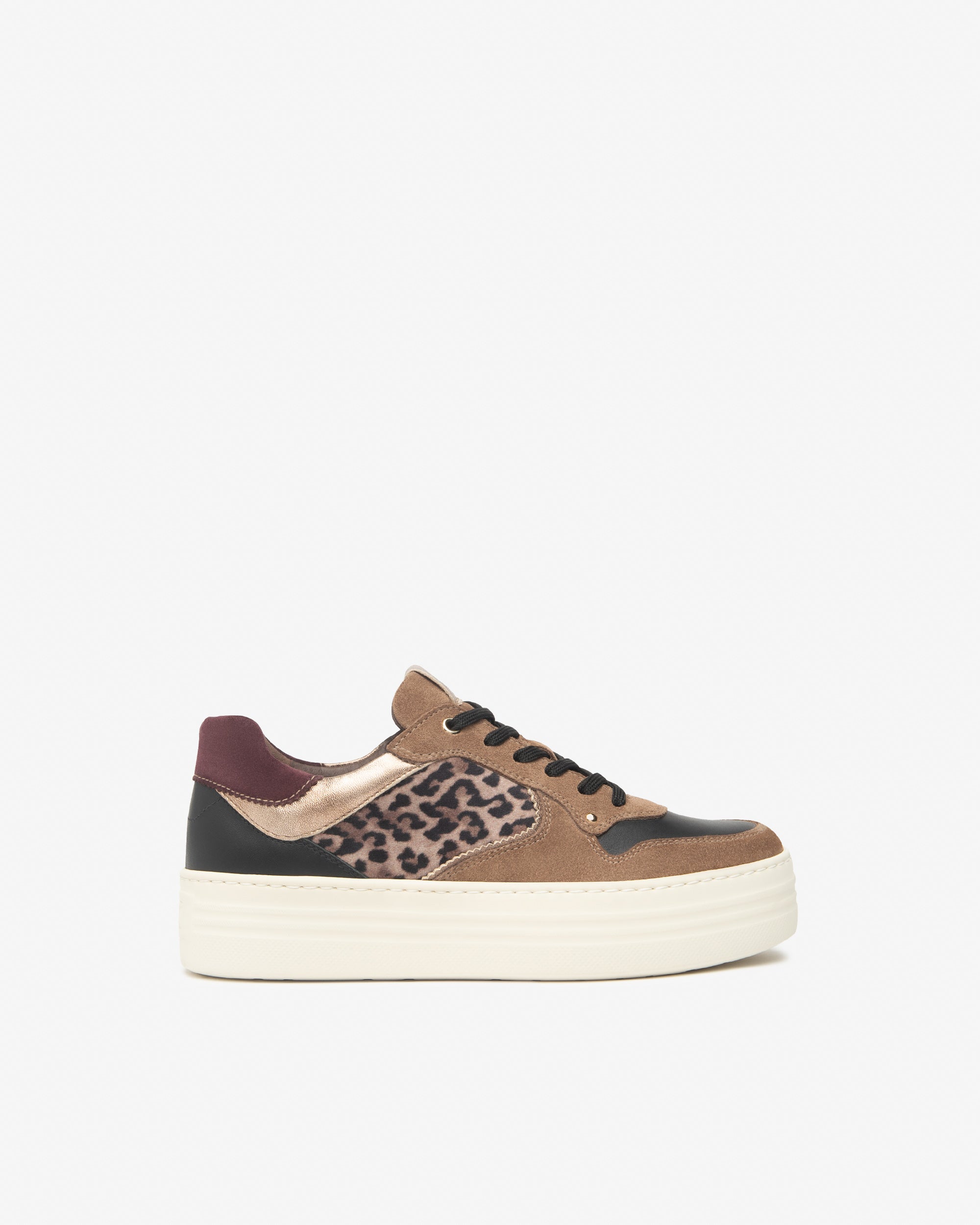  Damen-Sneaker aus Wildleder, Leder und technischen Materialien