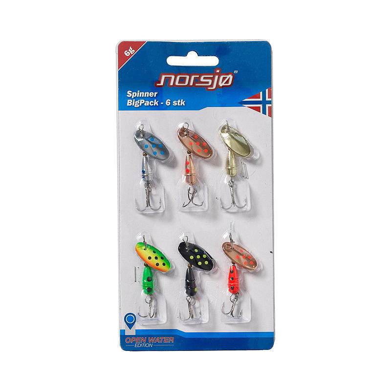 Norsjø Spinners paquete de 6 6 g, Norsjø