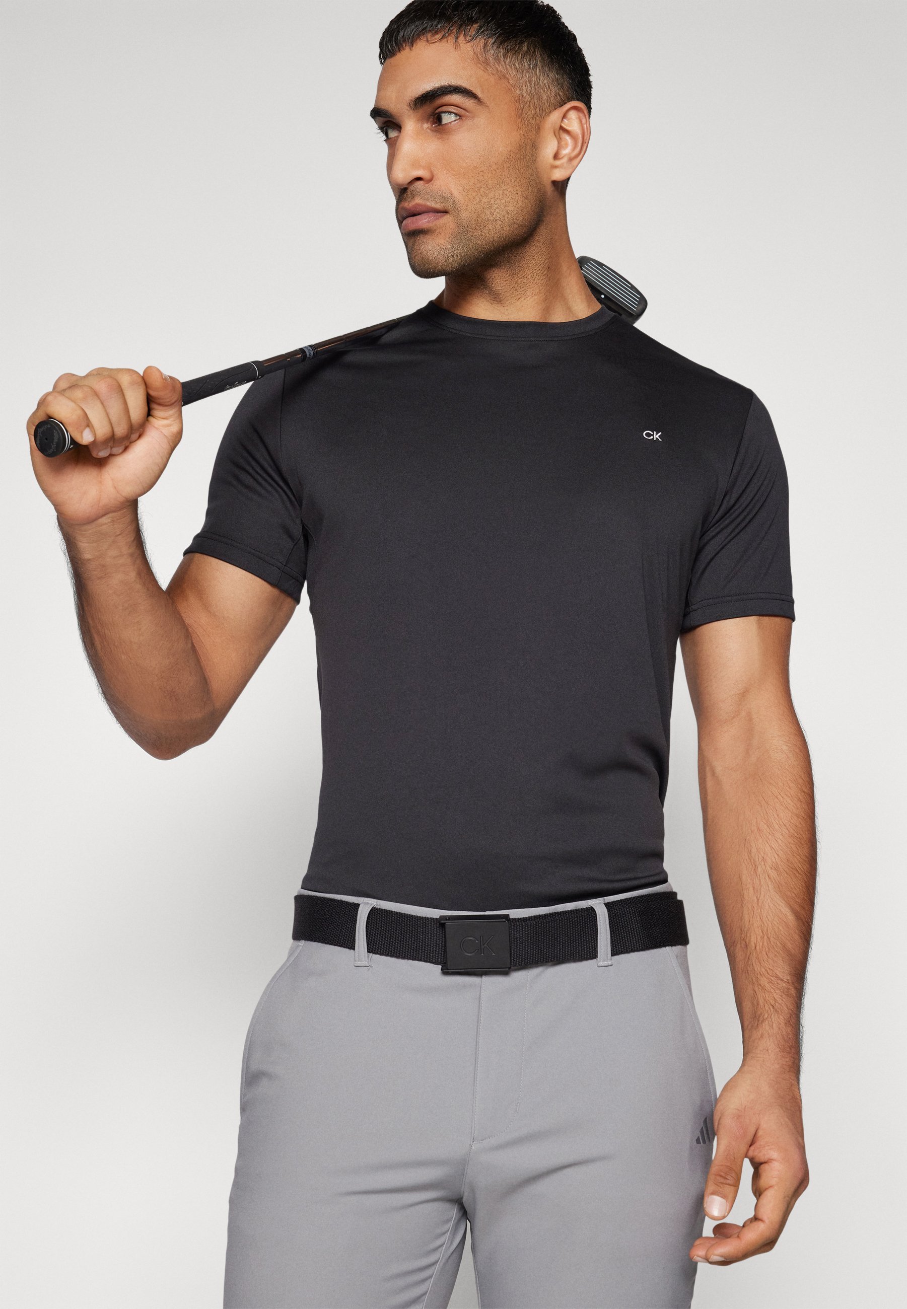 Lot de 2 t-shirts de golf Calvin Klein Classic - T-shirts de sport - Noir