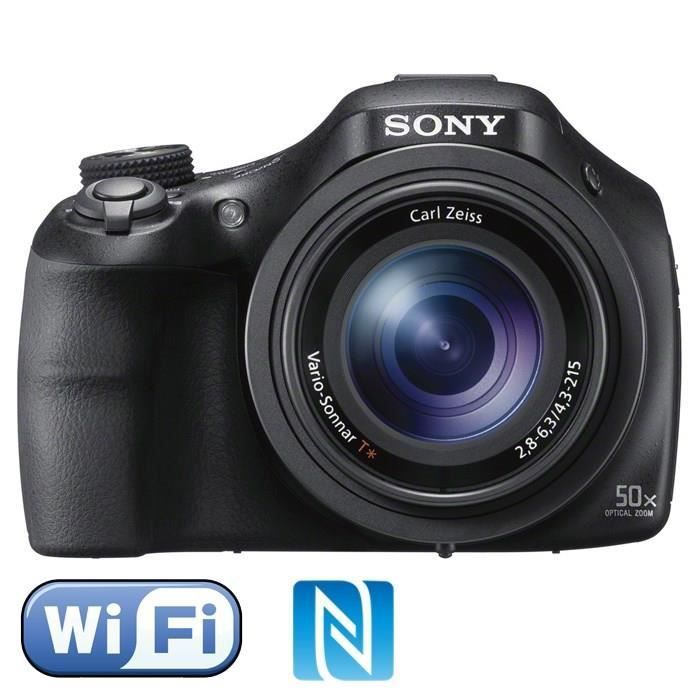 SONY DSC-HX400V Bridge - Sensore CMOS da 20 MP con zoom 50x