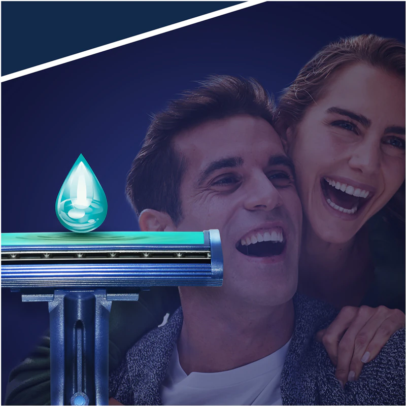 Gillette Blue II Plus wegwerpscheermesjes voor mannen
