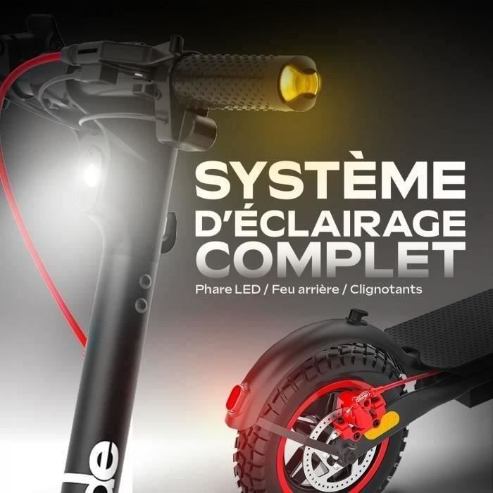 Elektroroller – URBANGLIDE – 100 PLUS – 10 Zoll – 36 V – 350 W – 30 km Reichweite – Scheibenbremse, Blinker und Bremslicht