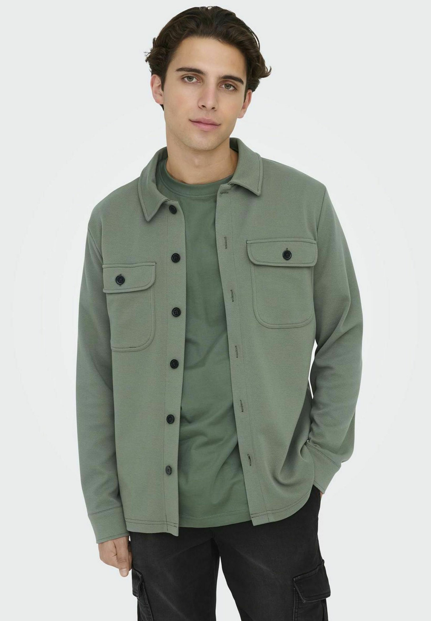 Only & Sons ONSNEWKODYL OVERSHIRT - Zomerjas - castorgrijs