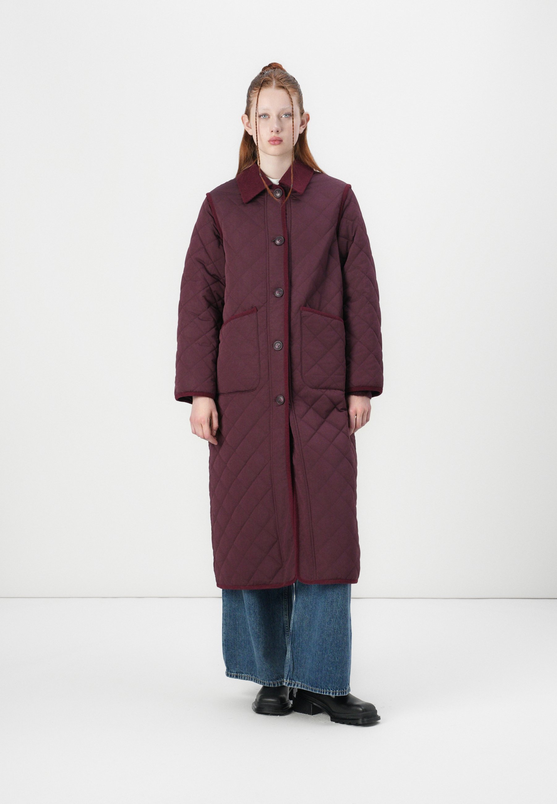 Vero Moda VMEMILY LONG - Winterjas - wijnproeverij