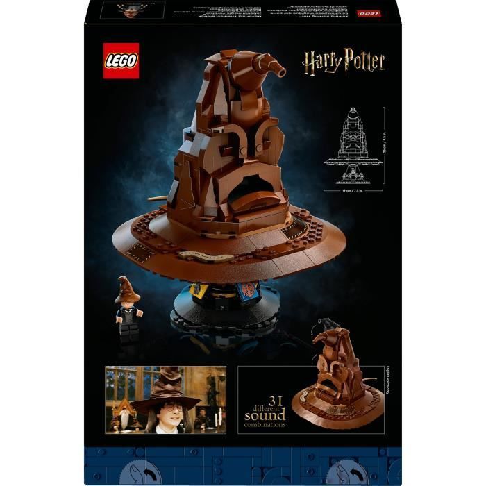 LEGO Harry Potter 76429 Le Choixpeau Magique qui Parle, Idée Cadeau, Thème de Poudlard