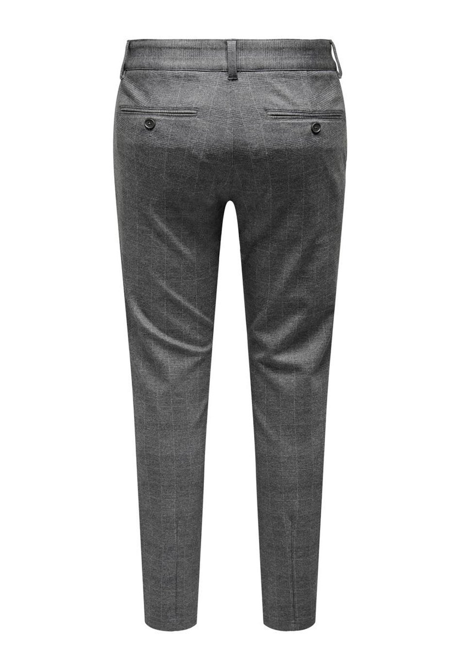Pantalon à carreaux slim Only & Sons ONSMARK - Calcaire