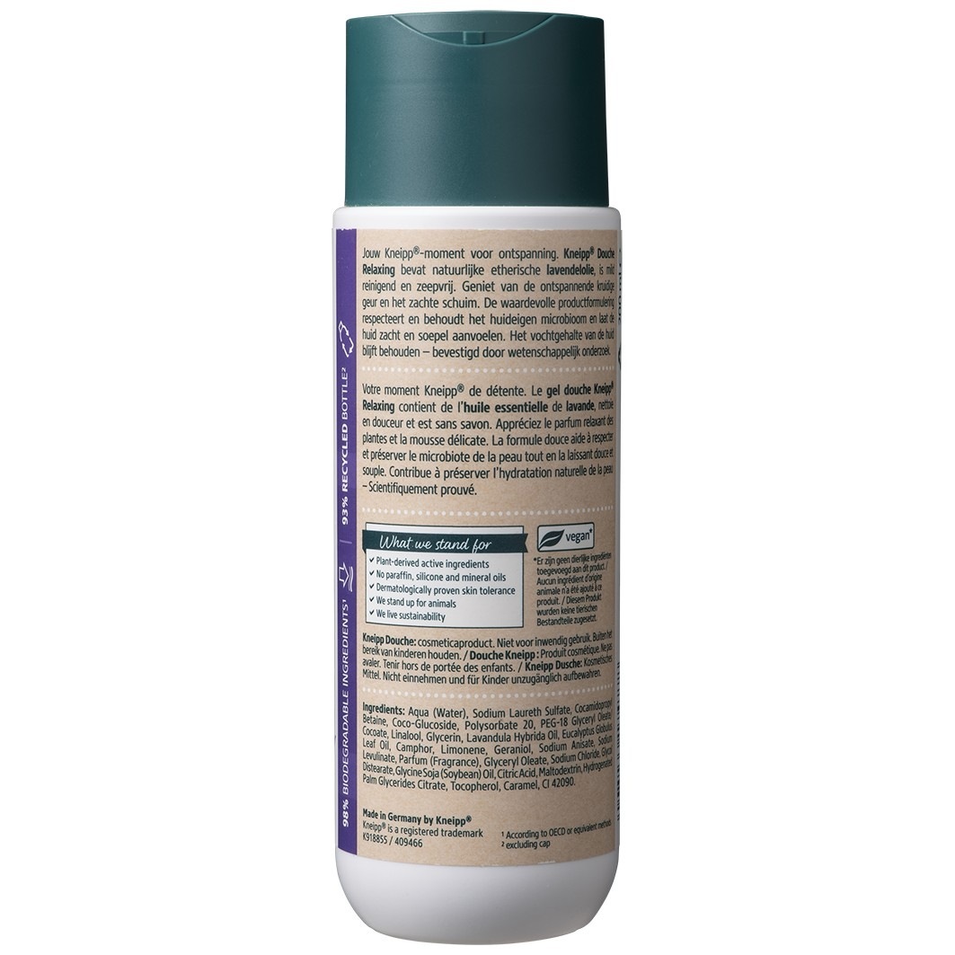 Kneipp relaksējoša lavandas dušas želeja - 200 ml