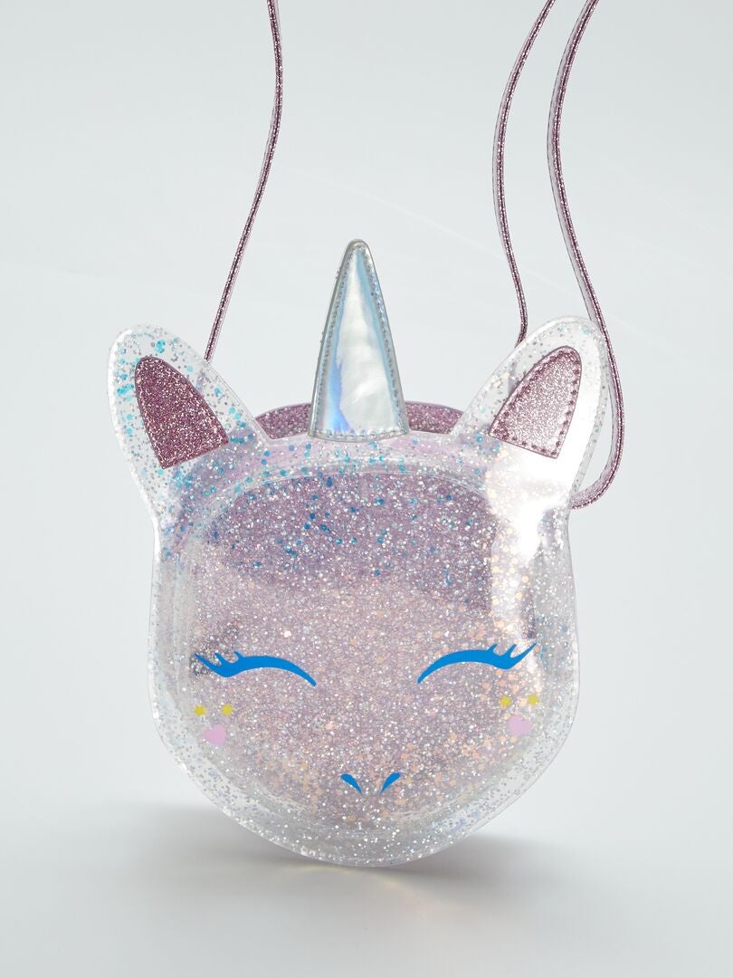 Bolsa de ombro unicórnio - ROXA
