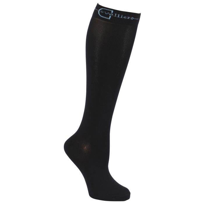 COVALLIERO Chaussettes d'équitation Grado - Bleu nuit