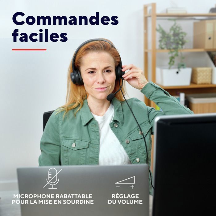 Auriculares con cable Trust Roha II para PC: micrófono con cancelación de ruido, sonido estéreo nítido, comodidad para el día a día, llamadas y videoconferencias.