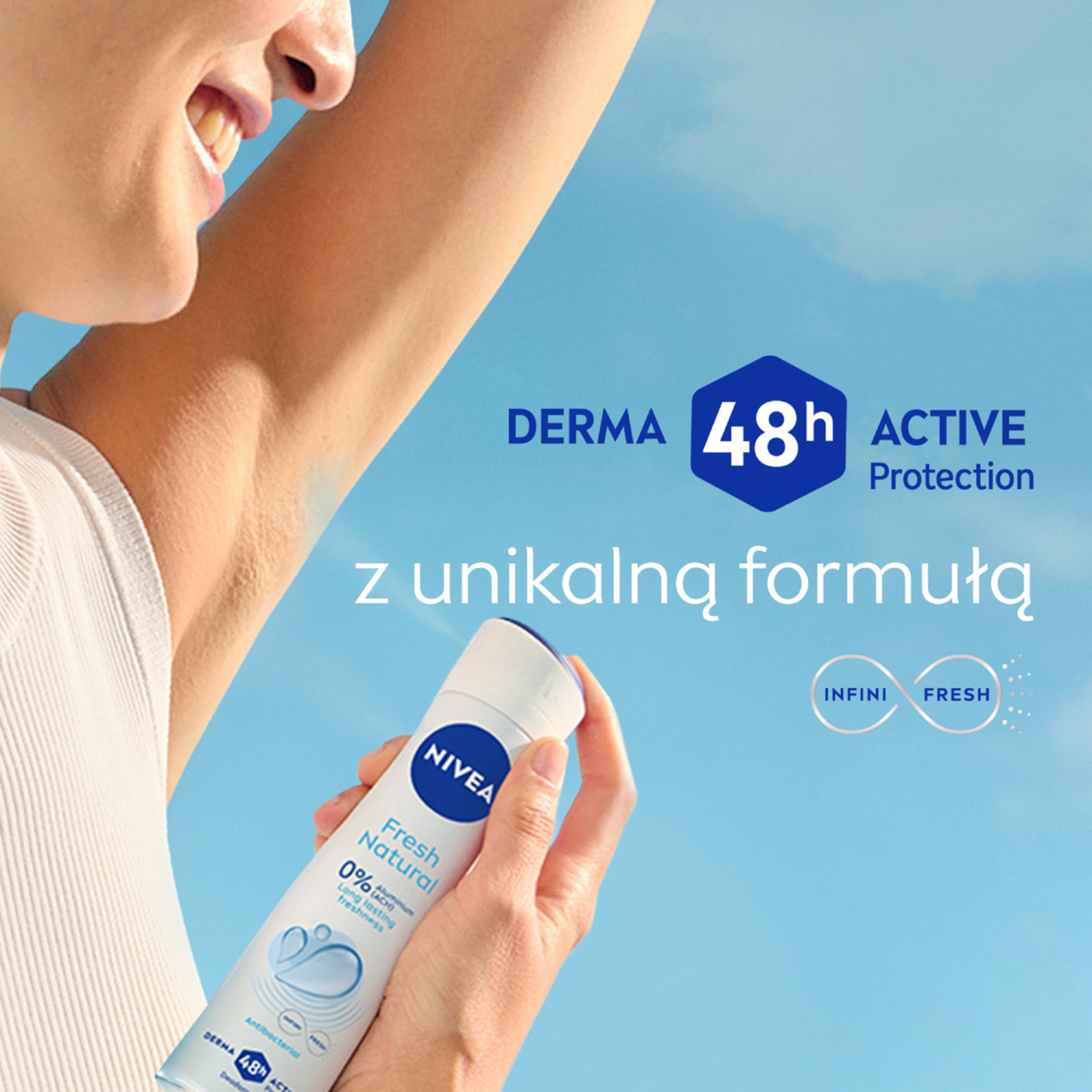 Nivea antiperspirant v spreju za ženske 150 ml Fresh Natural