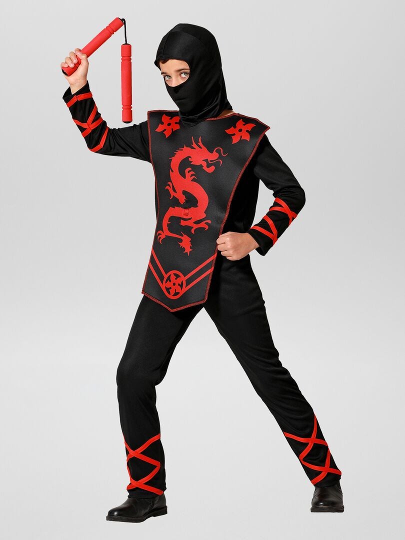 Ninja-kostuum - 2-delig - ZWART