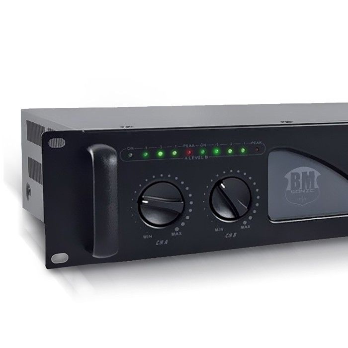 Amplificateur sonorisation DJ - BM Sonic BMS-4000 - 2 x 2000W - Technologie MOSFET avec ventilation continue+Clé USB 32G