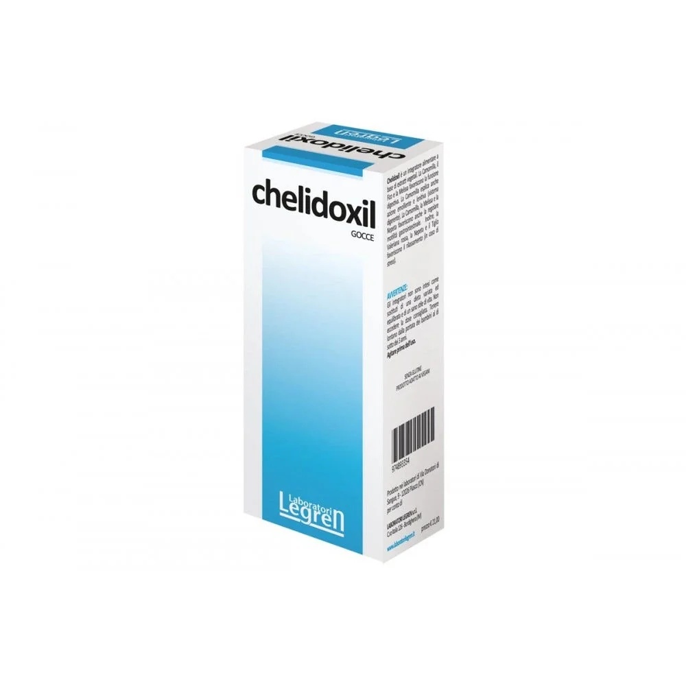 LEGREN Legren Chelidoxil druppels 50 ml. Verzachtende en kalmerende werking op het spijsverteringsstelsel.